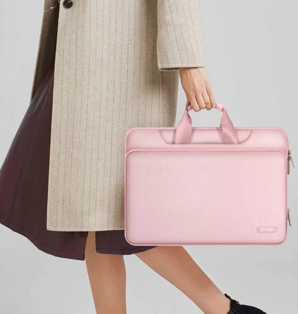 Tech-Protect Pocket 15-16 Nešiojamas kompiuteris Bag - Rožinė