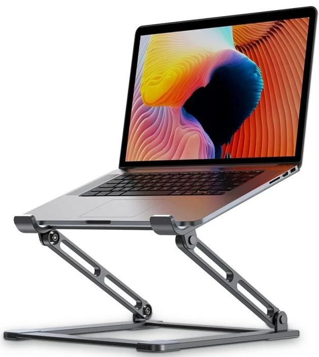 Tech-Protect ULS400 universalus extendable stovas nešiojamiems kompiuteriams iki 17″ – pilkos spalvos