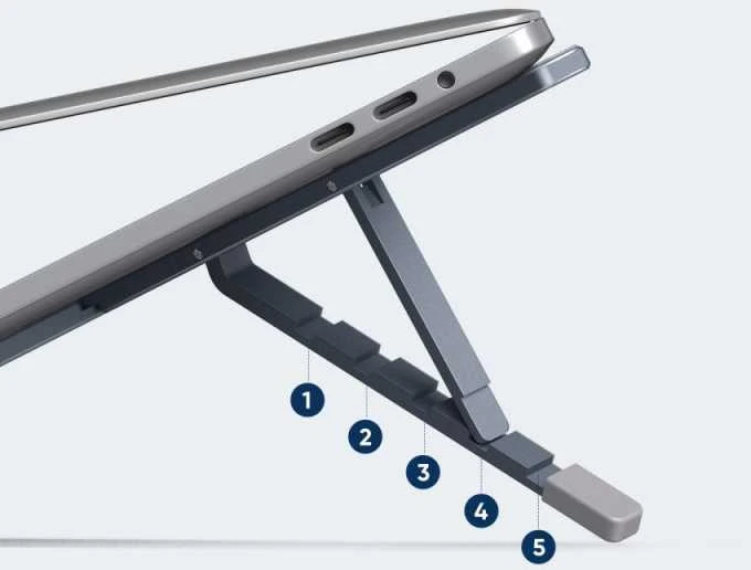 Tech-Protect ULS300 laptop stovas – pilkos spalvos