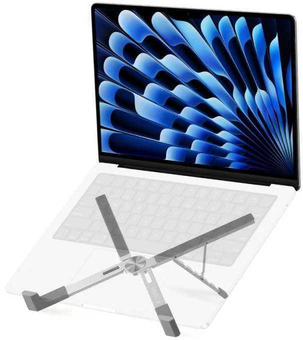 Tech-Protect ULS300 laptop stovas – sidabrinės spalvos