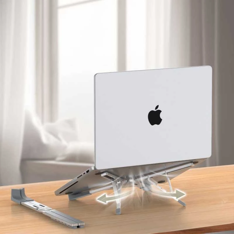 Tech-Protect ULS300 laptop stovas – sidabrinės spalvos