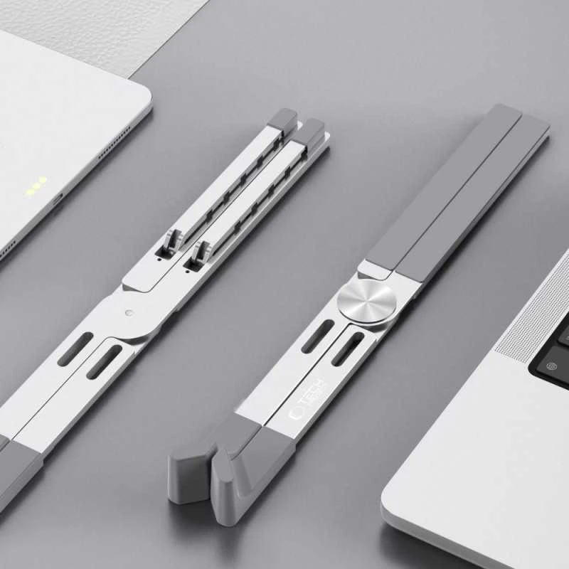 Tech-Protect ULS300 laptop stovas – sidabrinės spalvos