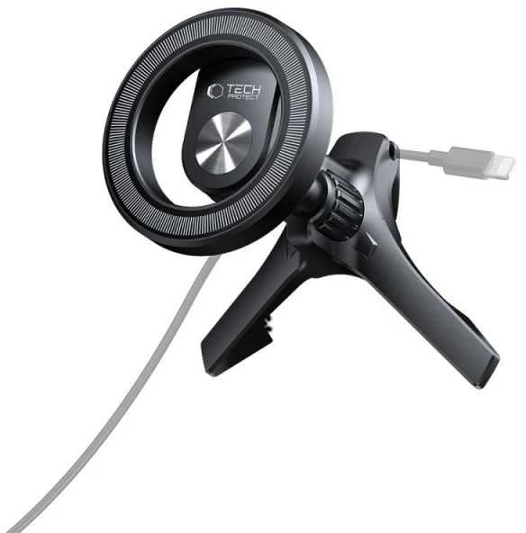 Tech-Protect N53 automobilio oro ventiliacijos laikiklis su MagSafe žiedais - Juodas