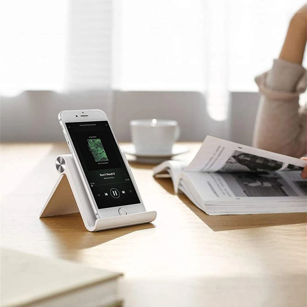 Stovas telefonui ir planšetiniam kompiuteriui Tech-Protect Z1 juodos spalvos