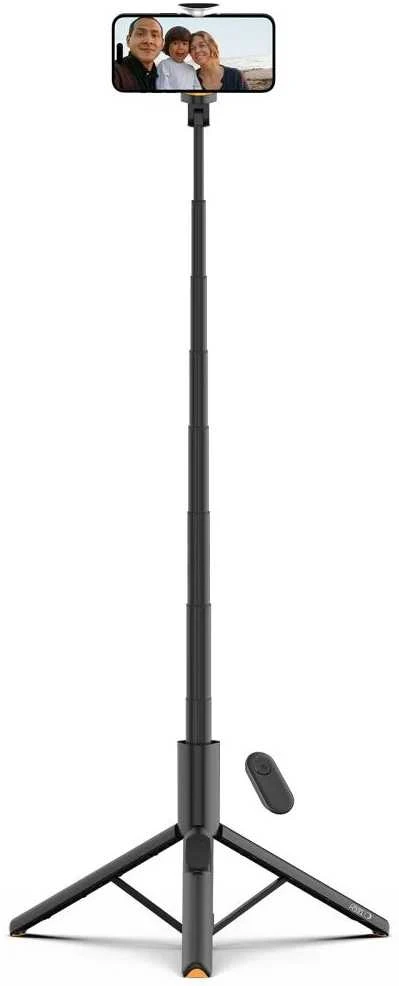 Asmenukių lazda Tech-Protect L09S su trikoju - Juodas