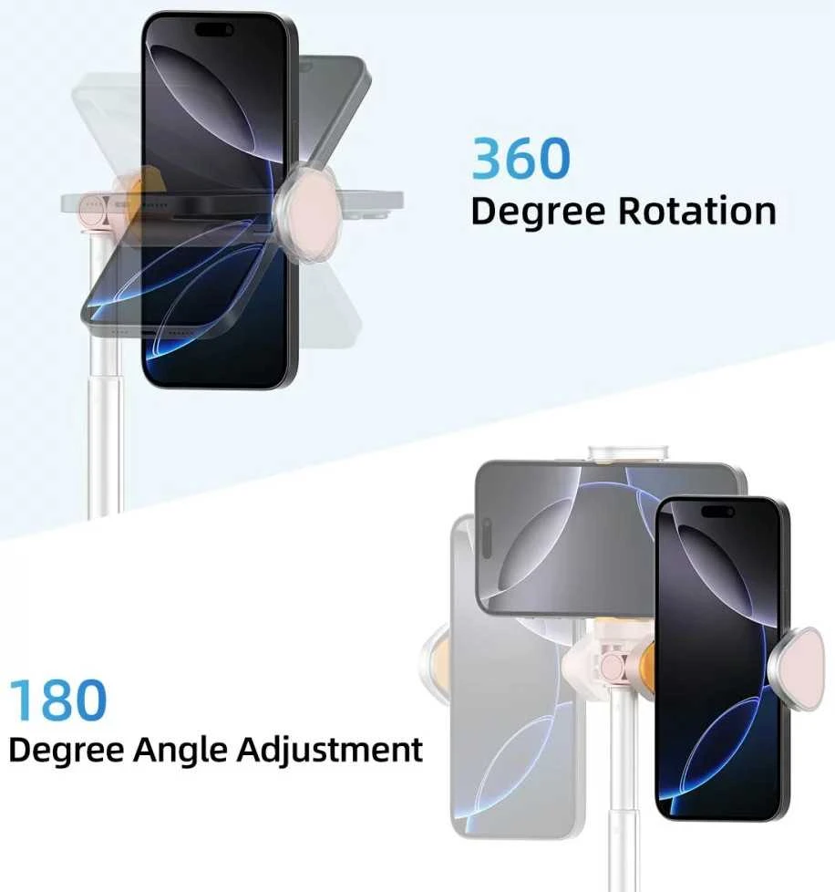 Selfie Stick Tech-Protect L09S with Tripod - Rožinė