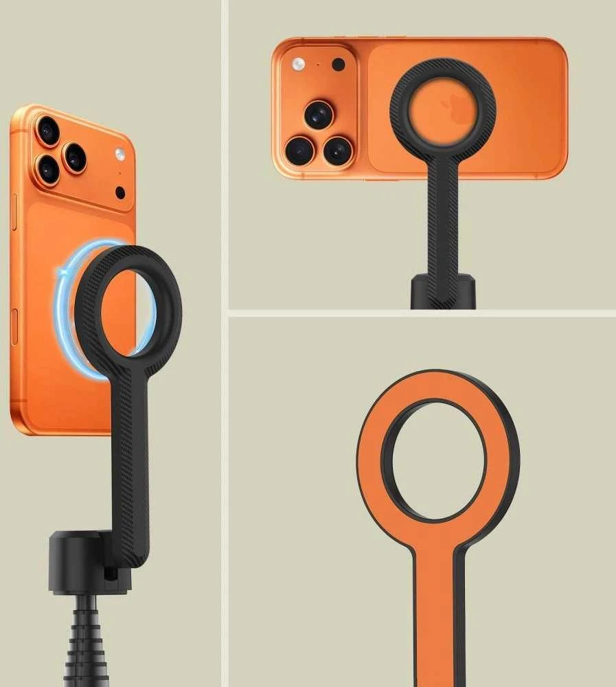 Tech-Protect L10S Bluetooth Selfie Stick Tripod - Juodas and Oranžinis