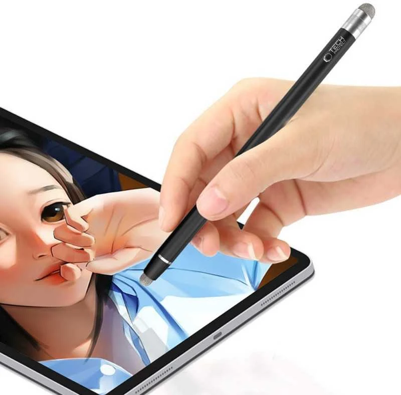 Tech-Protect USP100 4-TIP Touch Stylus Passive Pen – juodos spalvos