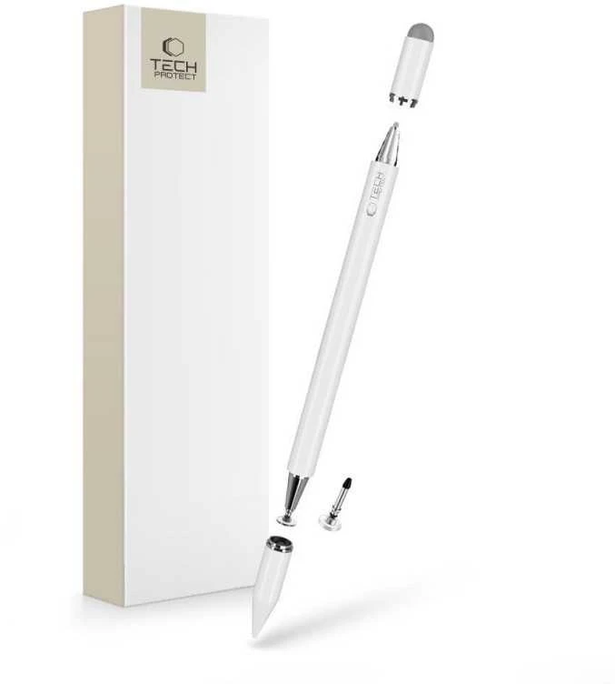 Tech-Protect USP200 3-TIP Stylus Passive Pen – baltos spalvos