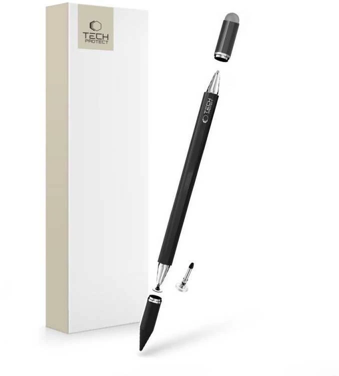 Tech-Protect USP200 3-TIP Stylus Passive Pen – juodos spalvos