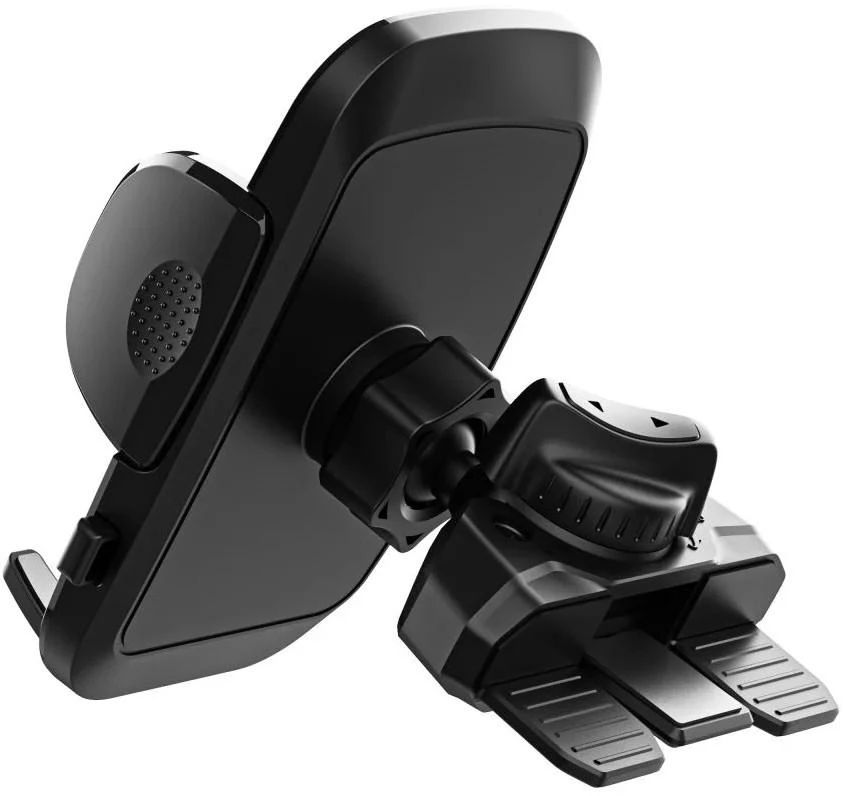 Tech-Protect V3 automobilinis telefono laikiklis su CD drive – juodos spalvos