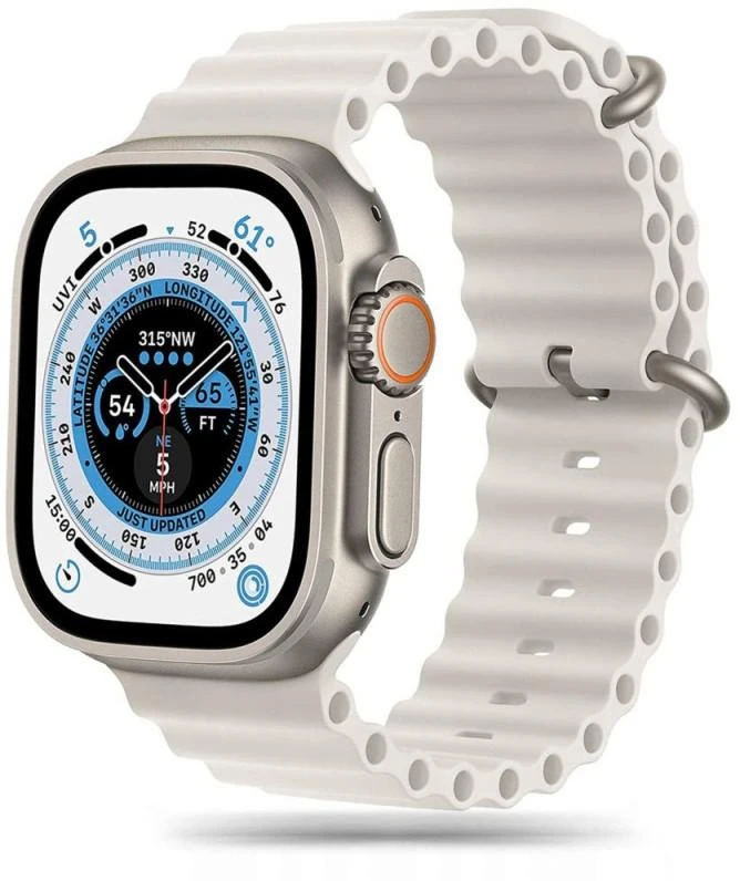 Tech Protect Išmaniojo laikrodžio Apple 7/8 dirželis, Smėlinės spalvos, 42/44/45mm