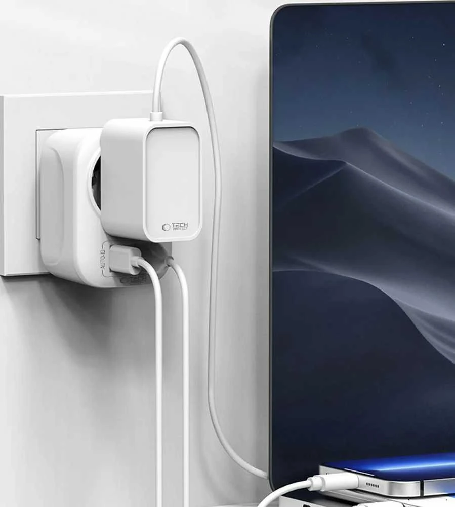 „Tech-Protect TA100“ JK adapteris – baltas