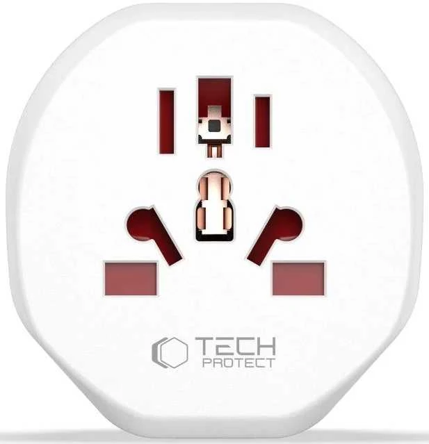 TECH-PROTECT UNIVERSAL TRAVEL ADAPTER FROM EU Baltas
