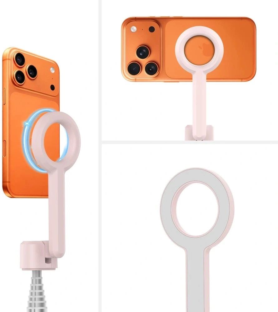 TECH-PROTECT L10S MAGSAFE BLUETOOTH ASMENUKIŲ LAZDOS TRIKOJIS ROŽINIS/PILKAS