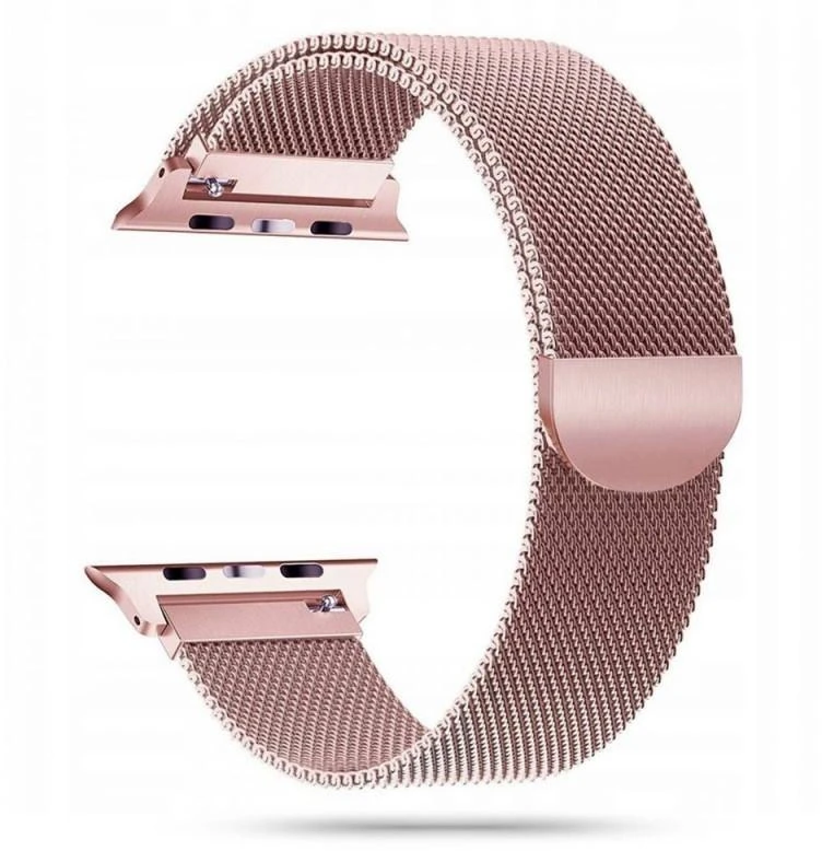 Tech Protect Išmaniojo laikrodžio Apple 1/2/3/4/5 metalinis dirželis, Rožinės spalvos, 38/40mm