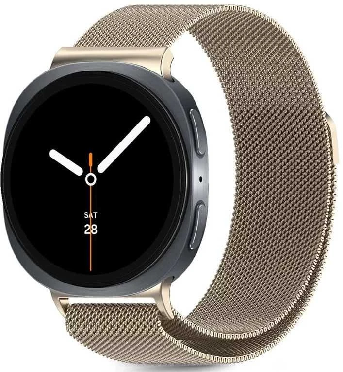 Tech-Protect Stainless apyrankė skirta Samsung Galaxy Watch 40 / 44 / 46 mm – aukso spalvos