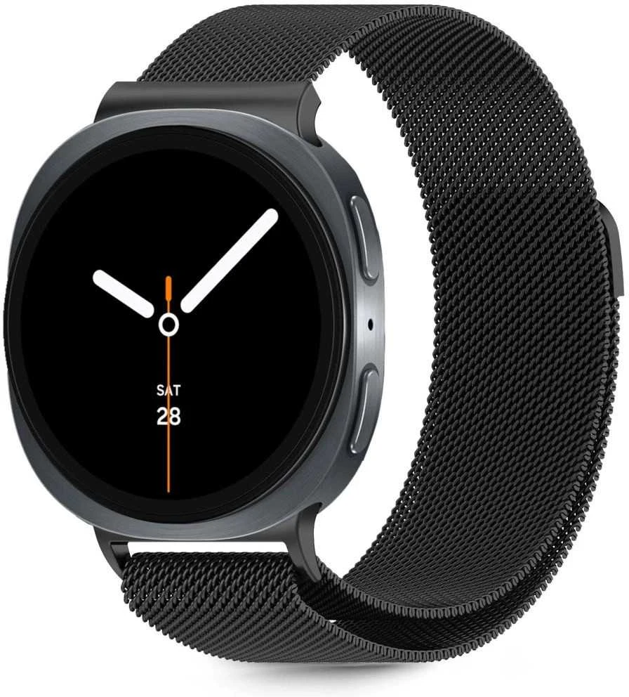 Tech-Protect MilaneseBand skirta Samsung Galaxy Watch 40/44/46 mm – juodos spalvos