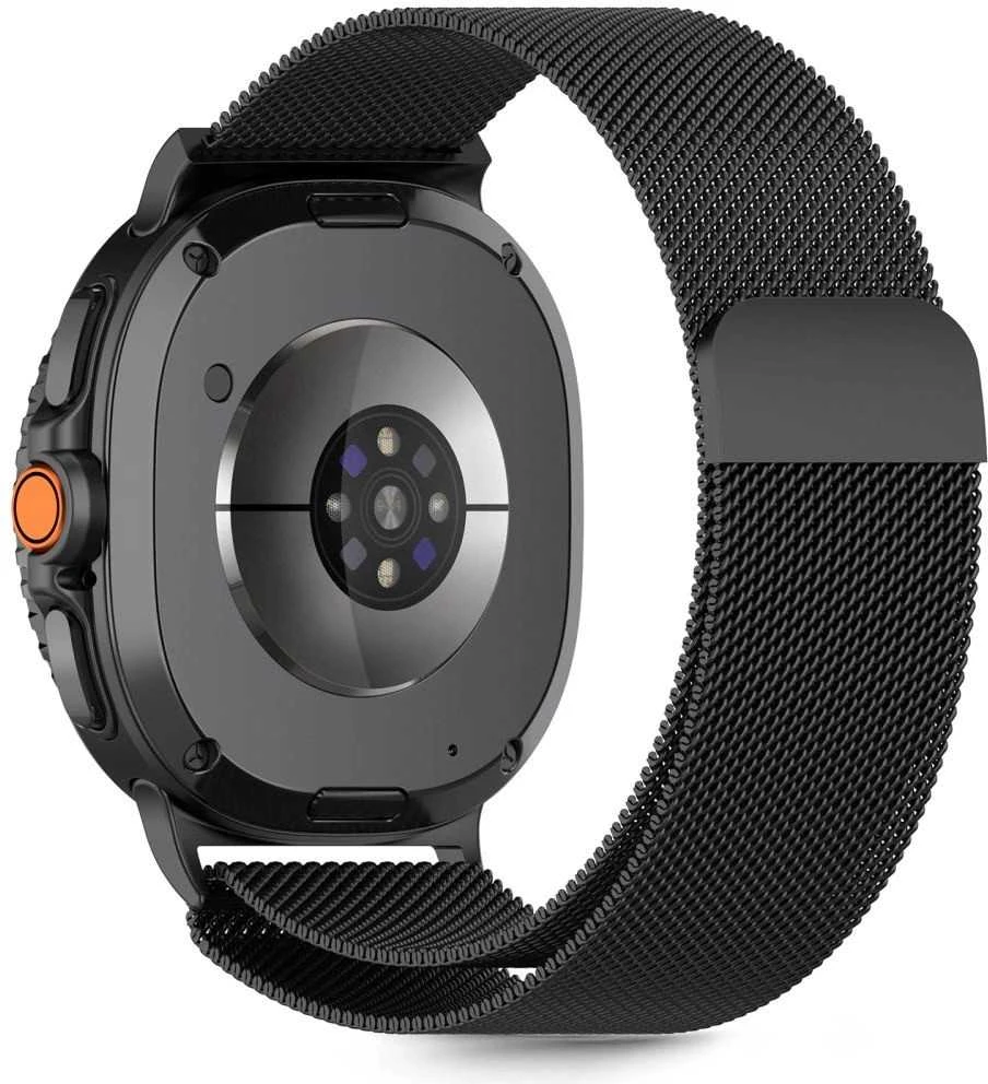 Tech-Protect MilaneseBand skirta Samsung Galaxy Watch 40/44/46 mm – juodos spalvos