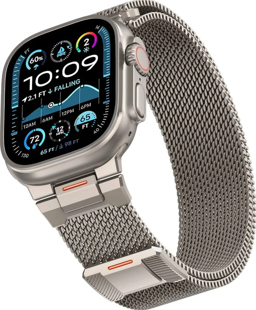 „Tech-Protect MILANO VANGUARD APPLE WATCH 8 / 9 / 10 / 11 / SE / ULTRA“ (44 / 45 / 46 / 49 MM) TITANINIS