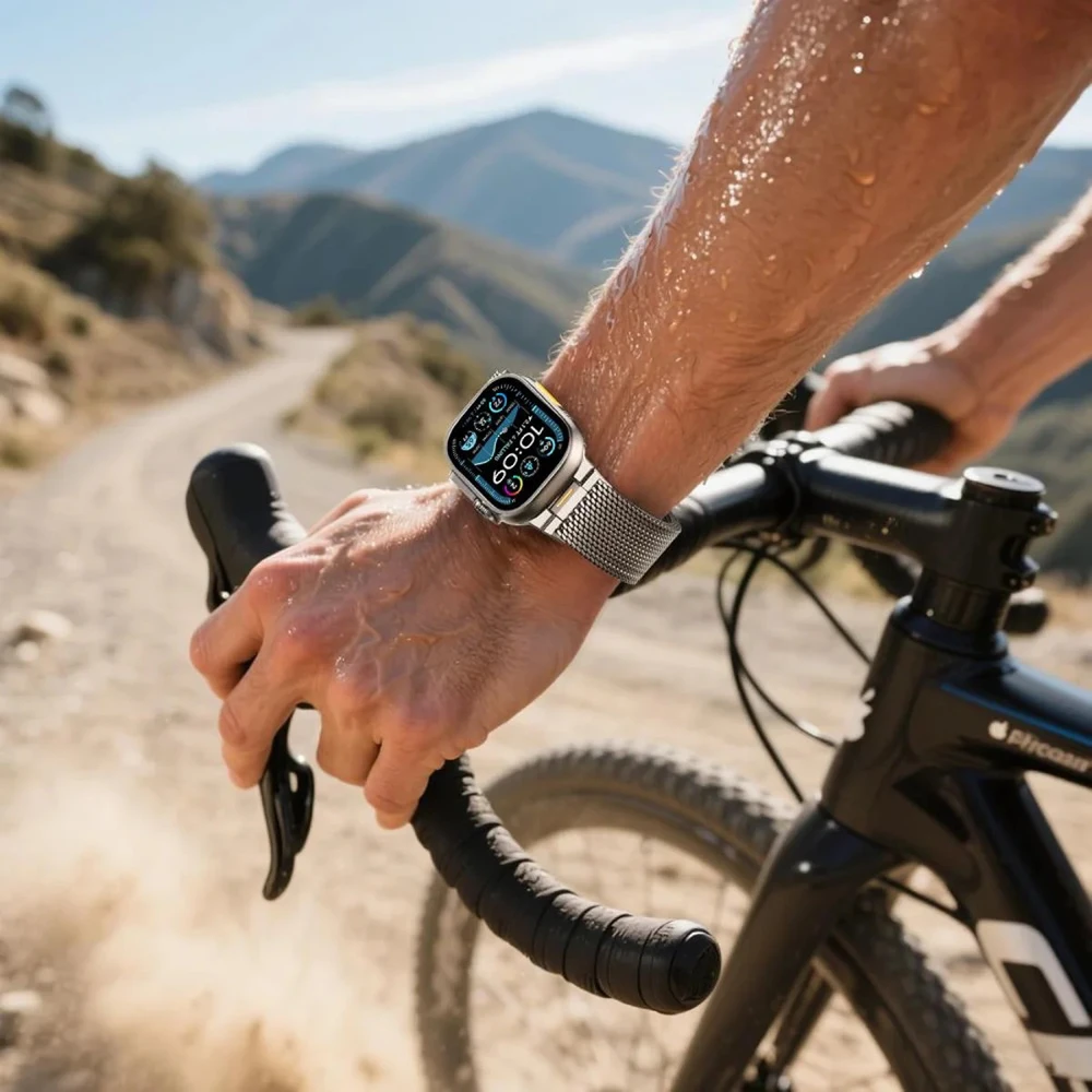 „Tech-Protect MILANO VANGUARD APPLE WATCH 8 / 9 / 10 / 11 / SE / ULTRA“ (44 / 45 / 46 / 49 MM) TITANINIS