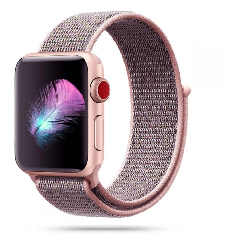 Išmaniojo laikrodžio Apple 1/2/3/4/5/6 dirželis, Rožinės spalvos, 38/40mm