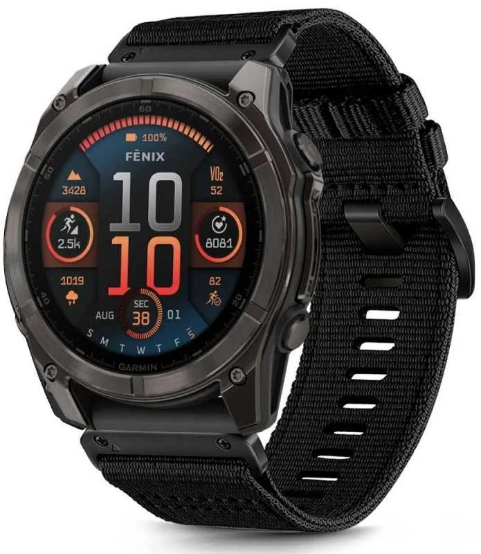 Apyrankė Garmin Fenix 5X / 5X Plus / 6X / 6X Pro / 7X / 8 (51mm) Tech-Protect Nylon Classic juodas