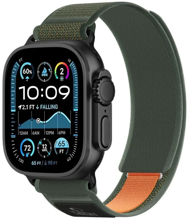 Tech-Protect Elite Elite Apple Watch 8 / 9 / 10 / 11 / SE / Ultra (44 / 45 / 46 / 49 mm) ŽALIAS/ORANŽINIS