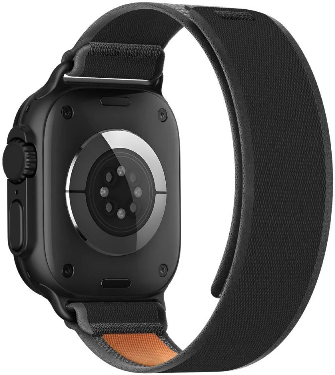 Tech-Protect Elite Elite Apple Watch 8 / 9 / 10 / 11 / SE / Ultra (44 / 45 / 46 / 49 mm) JUODA/ORANŽINĖ
