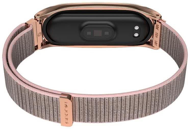 Tech-Protect Mi Smart Band 5 nailono dirželis rožinis | Varle.lt