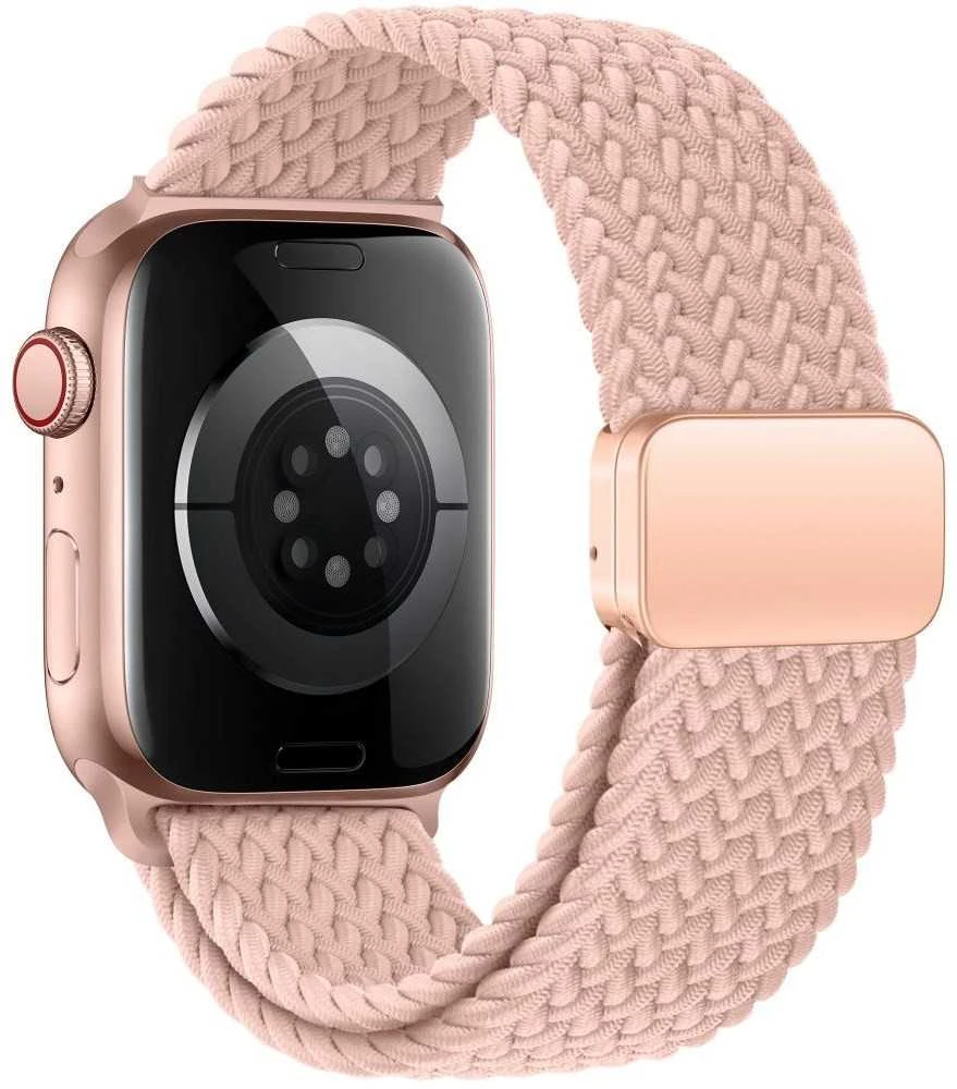 Apyrankė Apple Watch 3 / 4 / 5 / 6 / 7 / 8 / 9 / SE (38 / 40 / 41 mm) Tech-Protect Nylonmag Dusty pink