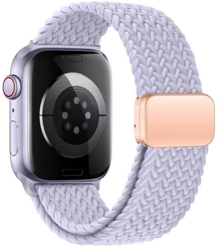 Apyrankė Apple Watch 3 / 4 / 5 / 6 / 7 / 8 / 9 / SE (38 / 40 / 41 mm) Tech-Protect Nylonmag Periwinkle violetinė