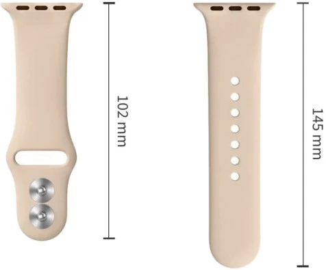 Tech-Protect SILIKONINIS DIRŽELIS WATCH 8 / 9 / 10 / 11 / 12 / SE / ULTRA (44 / 45 / 46 / 49 MM) WALNUT