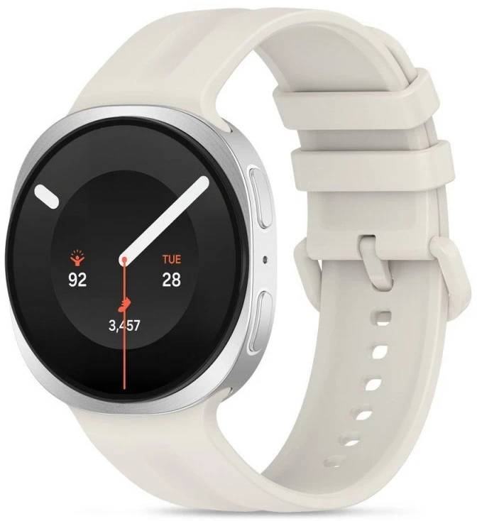 TECH-PROTECT SILICONE EVO SAMSUNG GALAXY WATCH 8 / 9 / CLASSIC (40 / 44 / 46 MM) STARLIGHT