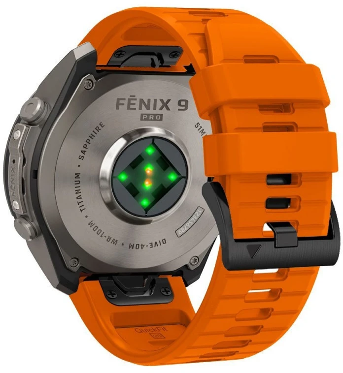 GK PROTECTION Dirželis Tech-Protect Silicone do Garmin Fenix 5 / 6 / 6 Pro / 7 / 8 / 8 Pro / E / 9 / 9 Pro 51 mm Signal Oranžinis (THP6088)