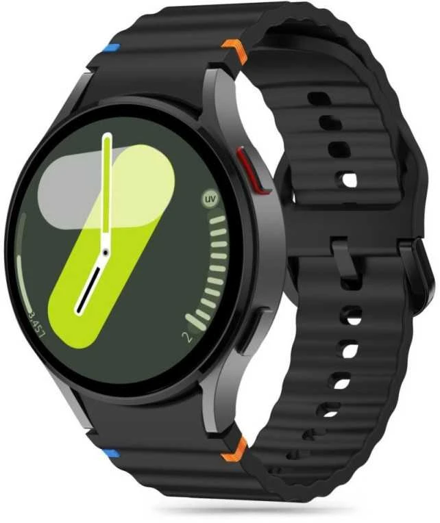 Apyrankė Samsung Galaxy Watch 4 / 5 / 5 PRO / 6 / 7 / FE Tech-Protect silikoninė Sport juodas