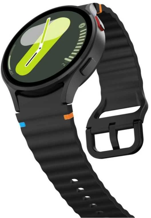 Apyrankė Samsung Galaxy Watch 4 / 5 / 5 PRO / 6 / 7 / FE Tech-Protect silikoninė Sport juodas