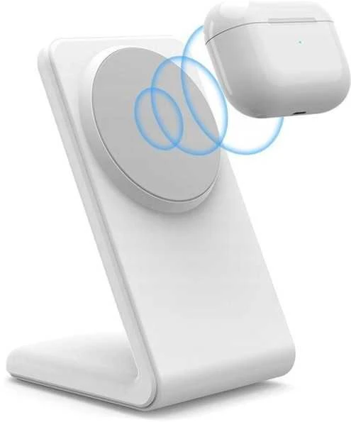 Tech-Protect QI15W-A38 MagSafe belaidis įkroviklis - Baltas
