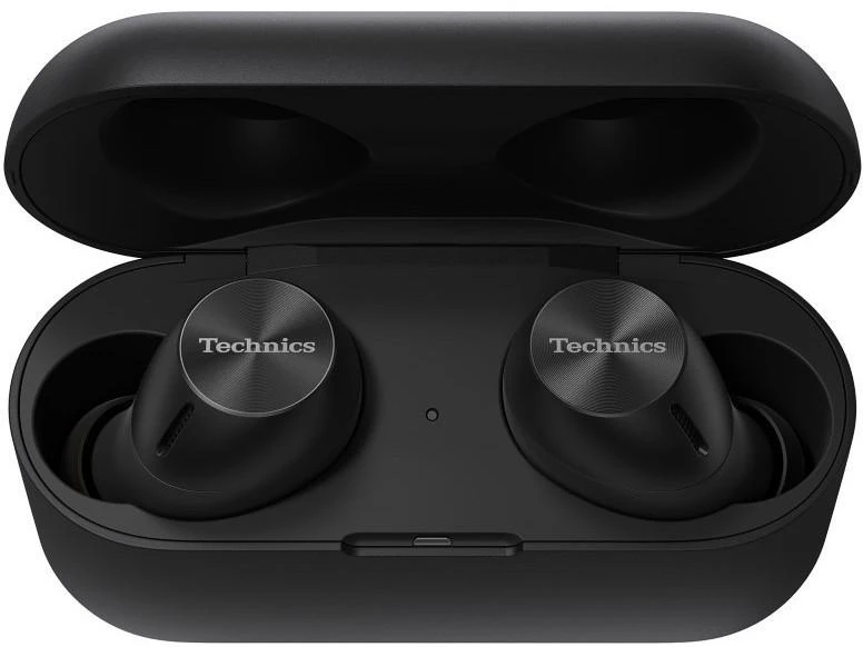 Technics EAH-AZ40M2EK ausinės atidarytame dėkle