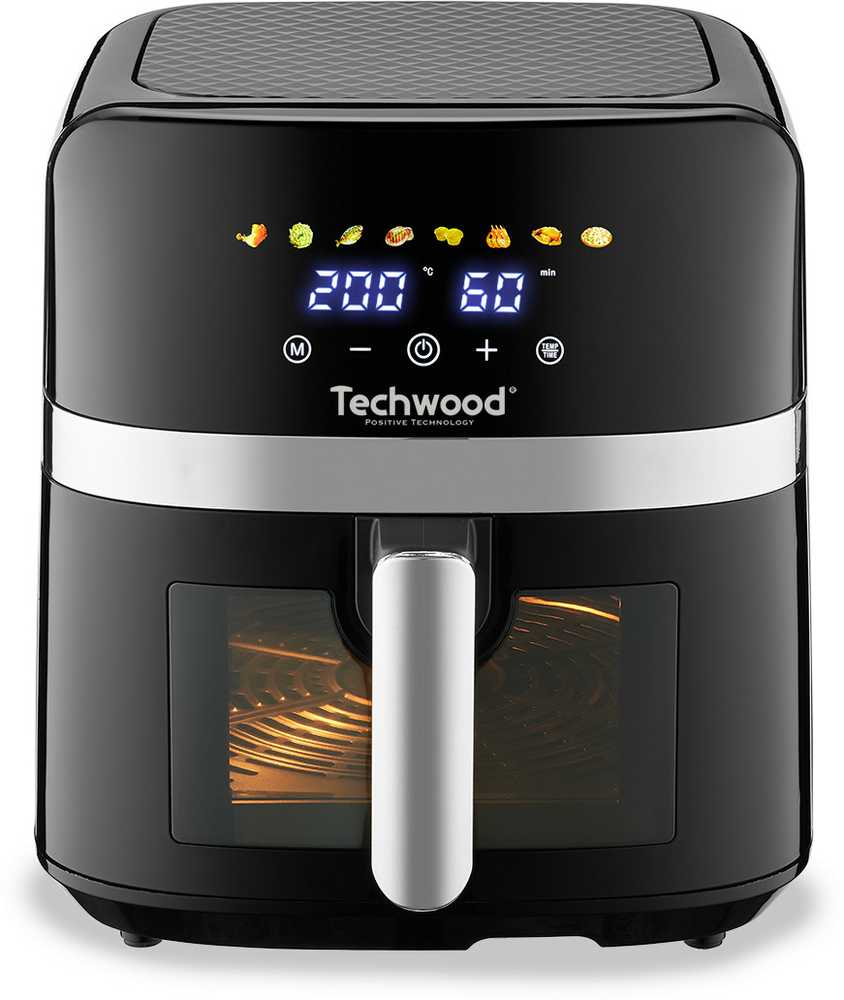 Virtuvinės svarstyklės Techwood air fryer TFR-806SHD 8L