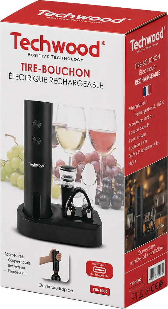 Techwood wine opener TIR-1000