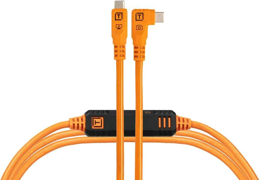 Tether Tools USB-C laidas su kampine jungtimi