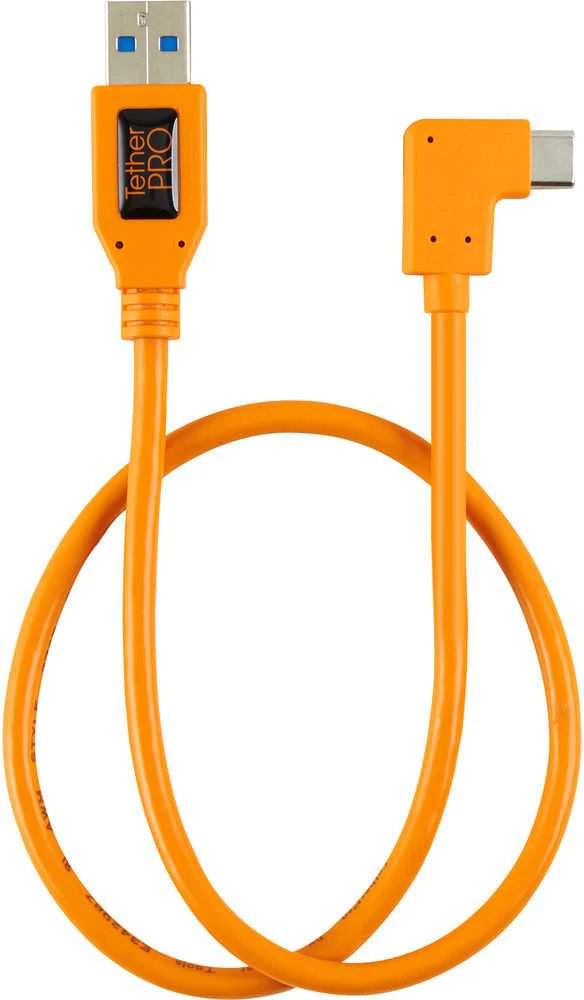 Tether Tools Pro Right Angle Adapteris iš USB 3.0 į USB-C