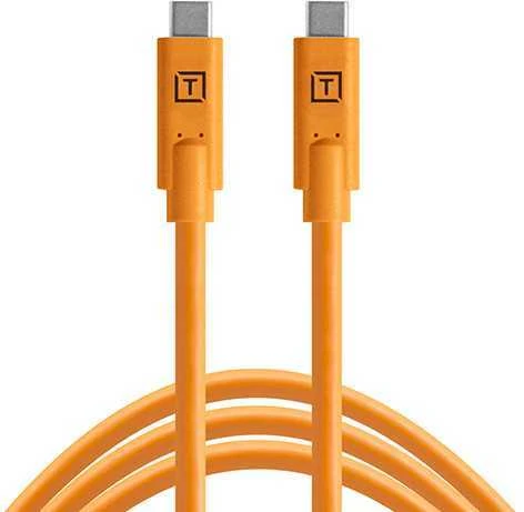 Tether Tools TetherPro 4,6 m kabelis USB-C į USB C CUC15-ORG