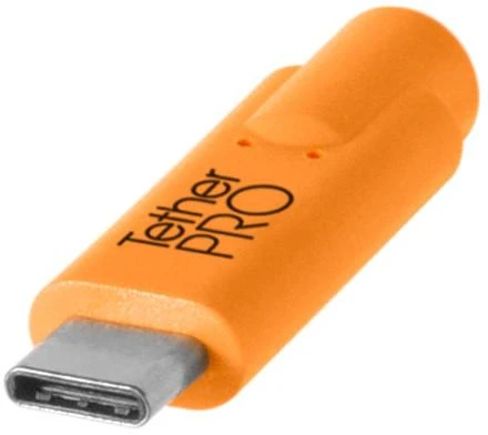 Tether Tools TetherPro 4,6 m kabelis USB 3.0 į USB-C Oranžinis CUC3215
