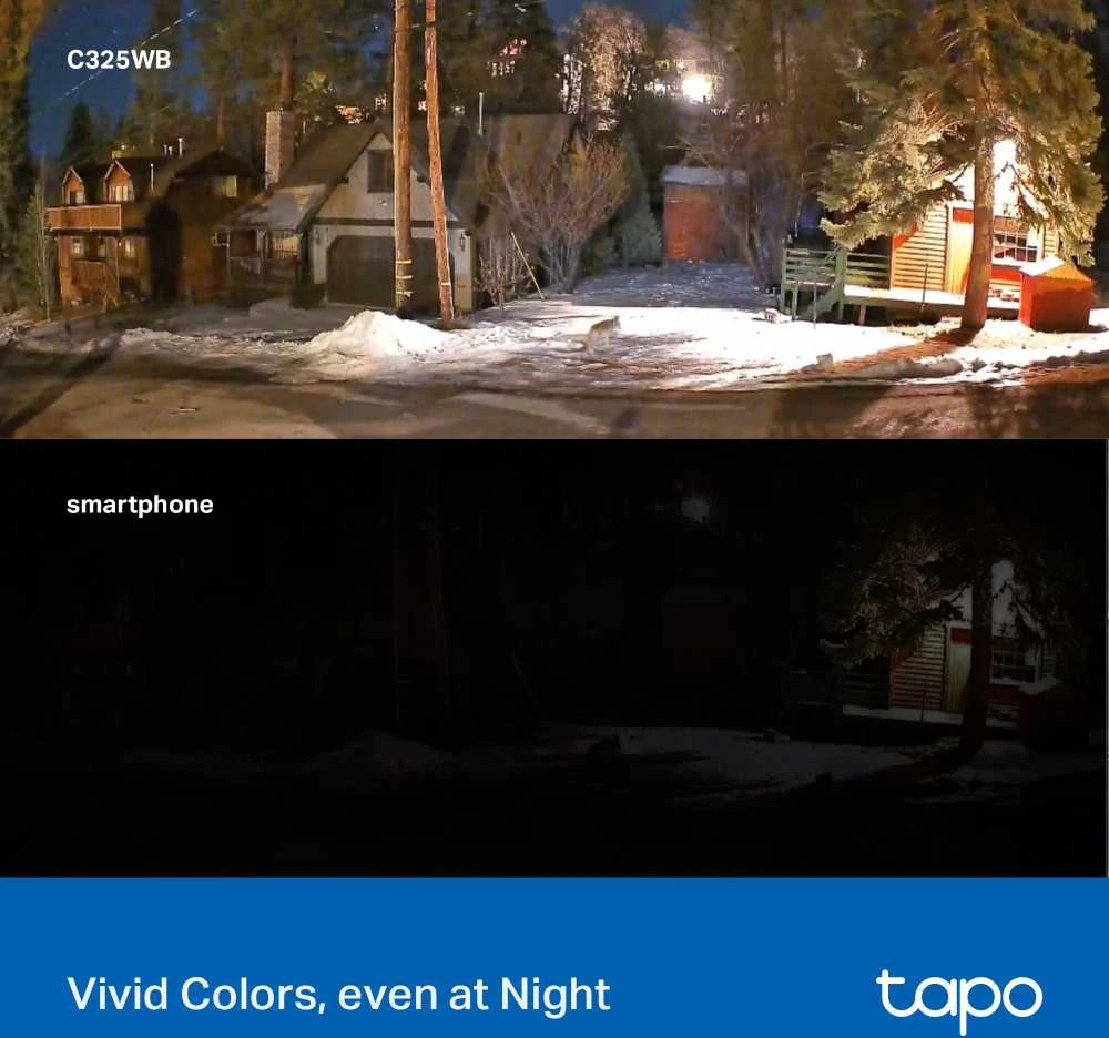 TP-LINK | ColorPro Outdoor Security Wi-Fi kamera | Tapo C325WB | Kulka | 4 MP | F1.0 | IP66 | H.264 | „MicroSD“, iki 512 GB