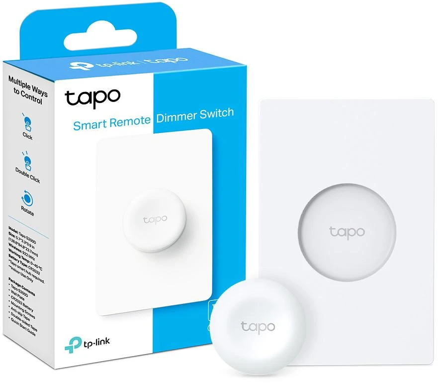 TP-LINK išmanusis šviesos reguliatorius TAPO S200D (TAPO S200D)