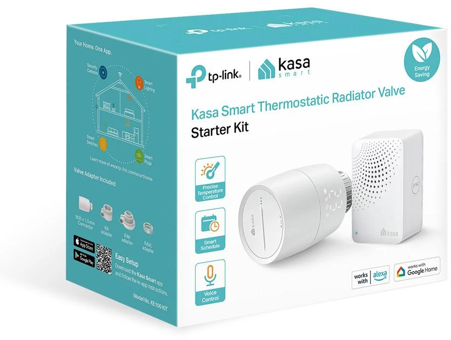 TP-LINK TP-LINK Kasa išmanusis termostatas KE100 rinkinys (KE100 rinkinys)