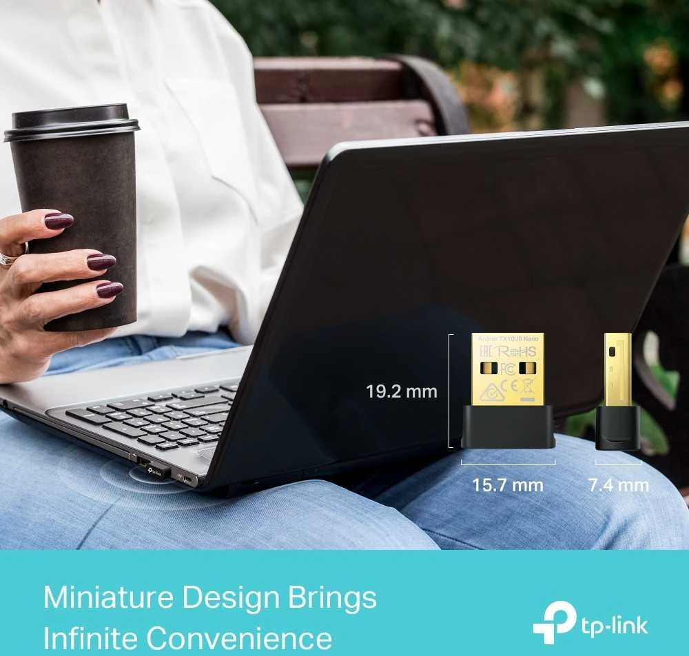 TP-Link ARCHER TX10UB Nano 900Mbps USB Wi-Fi / Bluetooth 5.3 adapteris