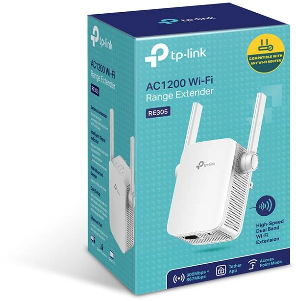 Signalo stiprintuvas TP-Link AC1200 Wi-Fi Range Extender